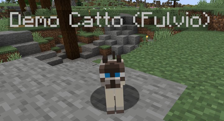 Screenshot of a tamed cat named 