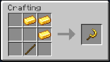 The recipe for a gold sickle